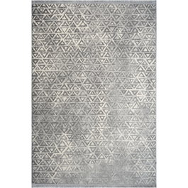 Conceptum Notta 1108 Alfombra de pasillo Gris y Crema 120 x 350 cm